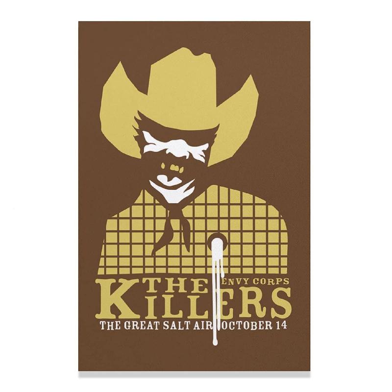 The Killers 2004 Salt Lake City Poster